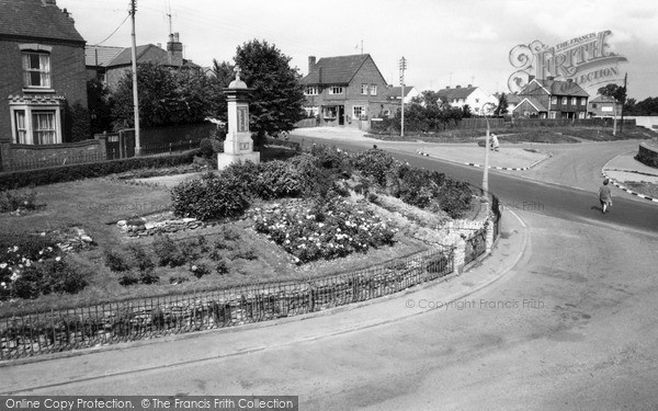 Photo of Irchester, The War Memorial And Post Office c.1965