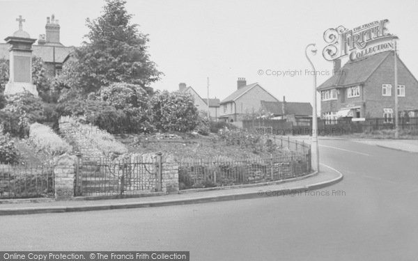 Photo of Irchester, War Memorial And Post Office c.1955