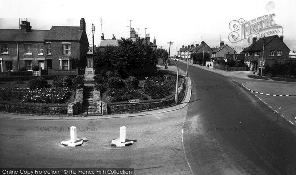 Photo of Irchester, War Memorial And Post Office c.1965