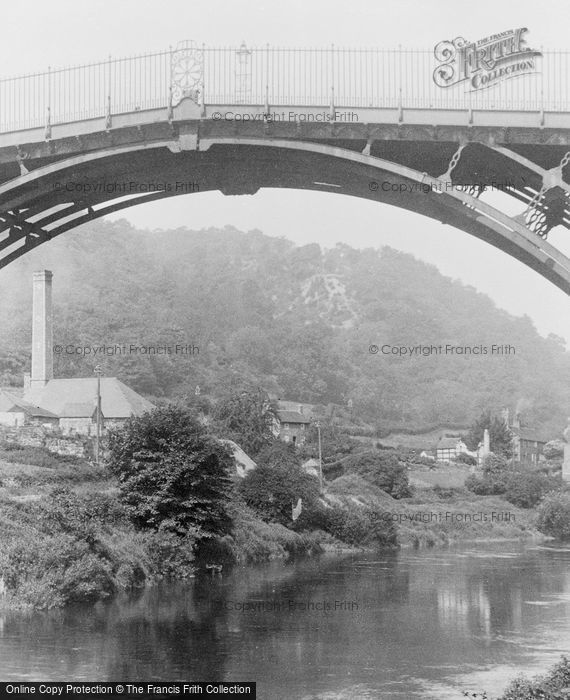 Photo of Ironbridge, A Furnace, Beyond The Bridge 1904