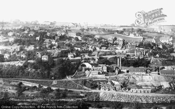 Photo of Ironbridge, From Across River Severn 1892