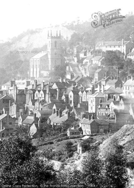 Photo of Ironbridge, From Broseley Road 1892