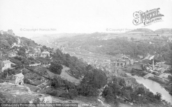 Photo of Ironbridge, From Rotunda Cliff 1896