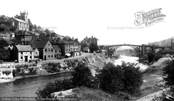 Photo of Ironbridge, From The West 1896