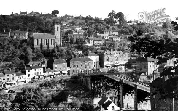 Photo of Ironbridge, General View c.1960