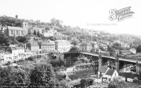 Photo of Ironbridge, General View c.1960