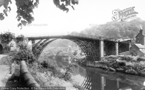 Photo of Ironbridge, The Bridge c.1955