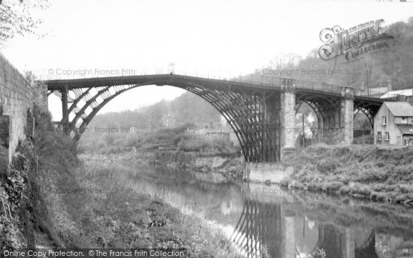 Photo of Ironbridge, The Iron Bridge c.1955