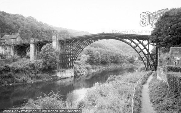 Photo of Ironbridge, The Iron Bridge c.1960