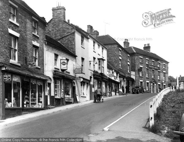 Photo of Ironbridge, Tontine Hill c.1955