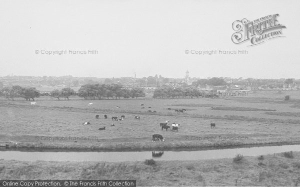 Photo of Irthlingborough, View Across The Meadows c.1960