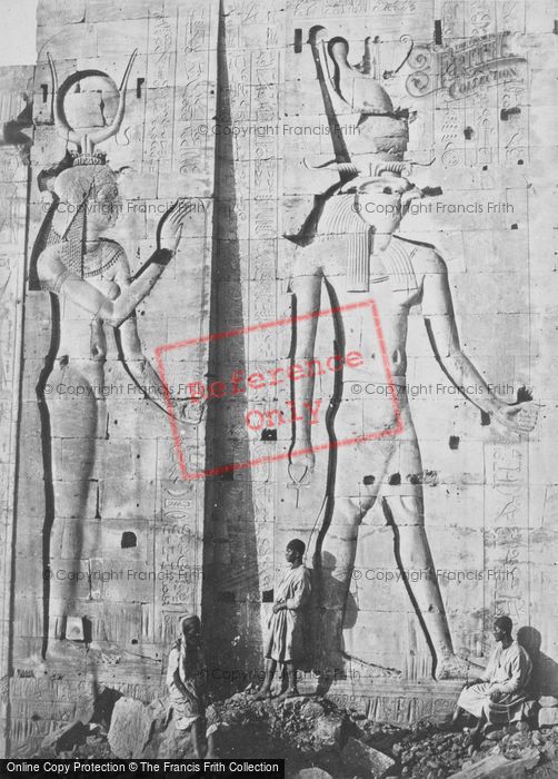 Photo of Island Of Philae, Colossal Sculptures 1860