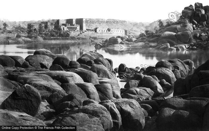 Island of Philae, on approach 1860 Photo of Island Of Philae, On Approach 1860