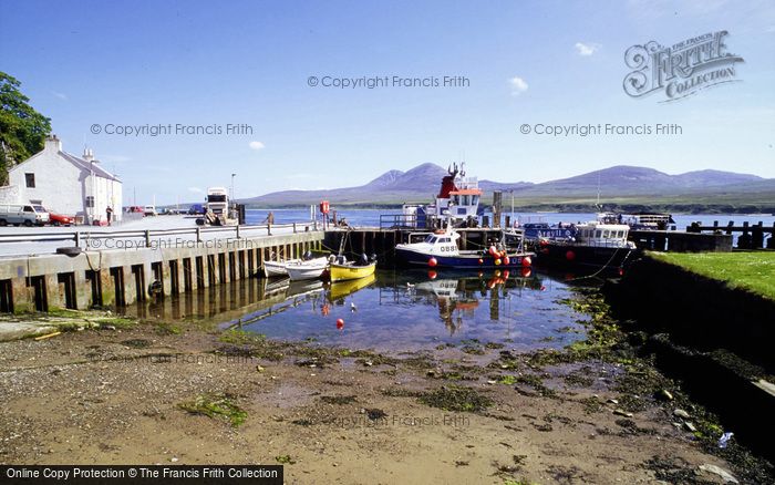 Photo of Islay, Port Askaig Harbour And Paps Of Jura Beyond c.1995