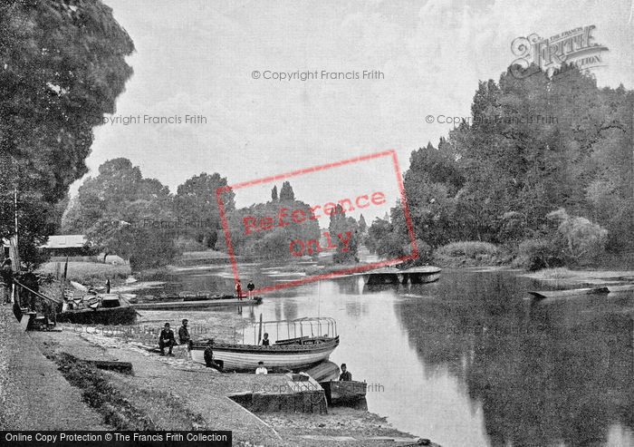 Photo of Isleworth, The Thames c.1895