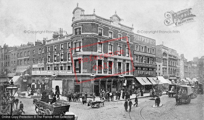 Photo of Islington, The Angel Hotel c.1890