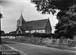 Itchenor, St Nicholas' Church c.1950, West Itchenor