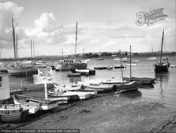 Photo of Itchenor, The Harbour c.1955