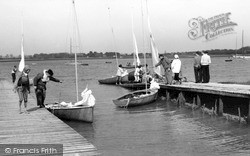 Itchenor, The Yacht Club Jetty c.1965, West Itchenor