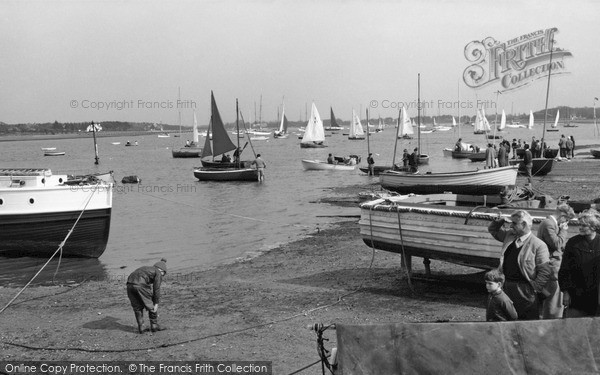 Photo of Itchenor, Yachts On The Water c.1965