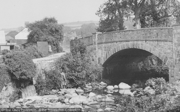 Photo of Ivybridge, Factory Bridge And River Erme c.1955