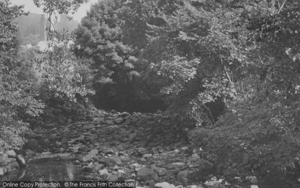 Photo of Ivybridge, River Erme From Factory Bridge c.1955