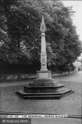 The Memorial c.1960, Iwerne Minster
