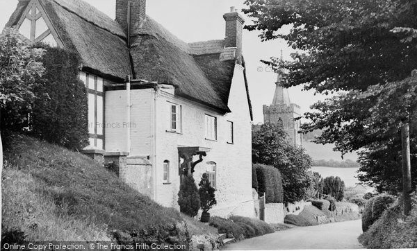 Photo of Iwerne Minster, The Village c.1955
