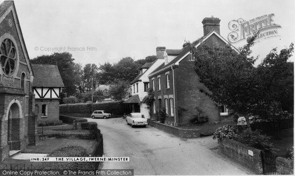 Photo of Iwerne Minster, The Village c.1960