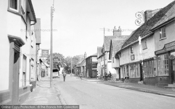 Photo of Ixworth, High Street c.1955