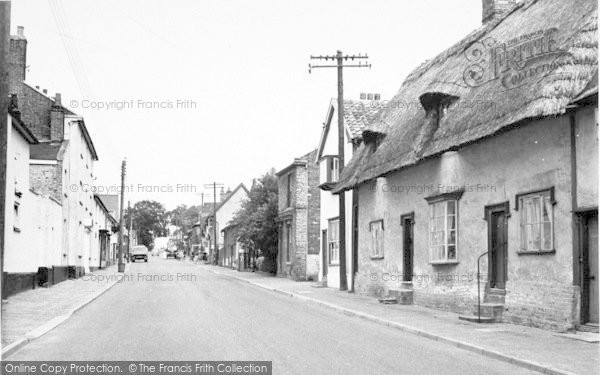 Photo of Ixworth, High Street c.1955