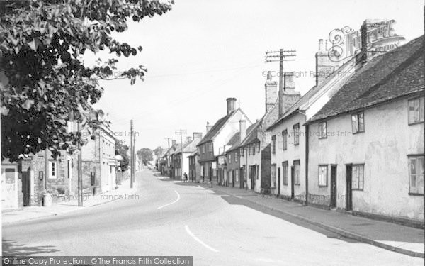 Photo of Ixworth, High Street c.1955