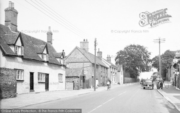 Photo of Ixworth, High Street c.1955