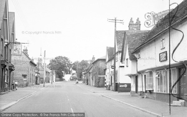 Photo of Ixworth, High Street c.1955