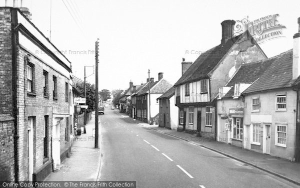 Photo of Ixworth, High Street c.1965