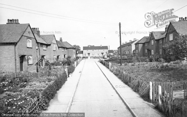Photo of Ixworth, Peascroft Road c.1955