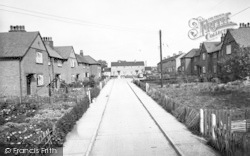 Peascroft Road c.1955, Ixworth