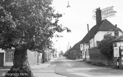 Stowmarket Road c.1955, Ixworth