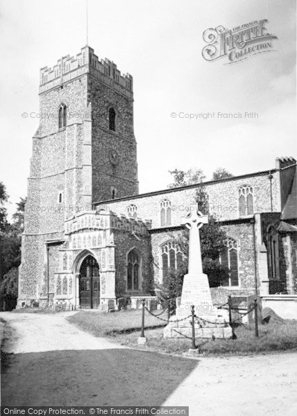 Photo of Ixworth, The Church c.1955