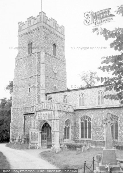 Photo of Ixworth, The Church c.1965