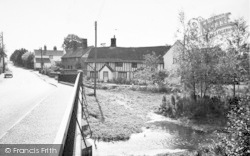 View Over The Bridge c.1960, Ixworth