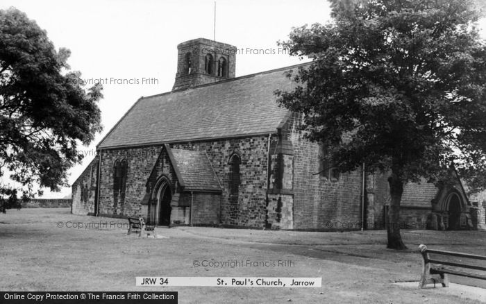 Photo of Jarrow, St Paul's Church c.1965