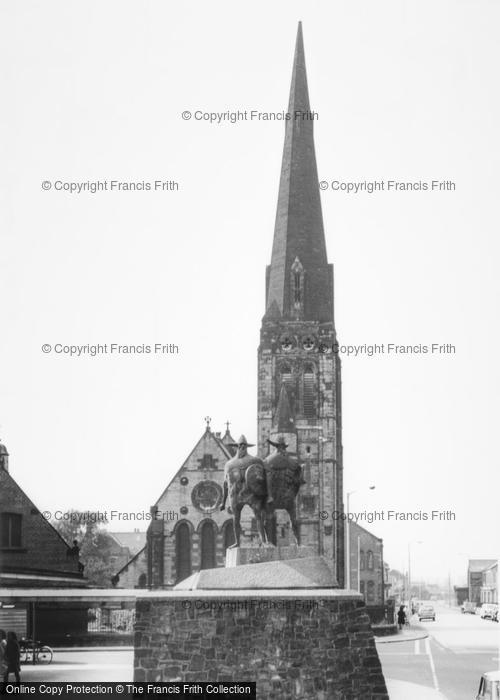 Photo of Jarrow, The Viking Statue c.1955