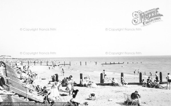 Photo of Jaywick, Promenade And Beach c.1965