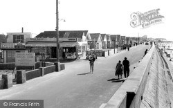 The Promenade And Sea Wall c.1955, Jaywick