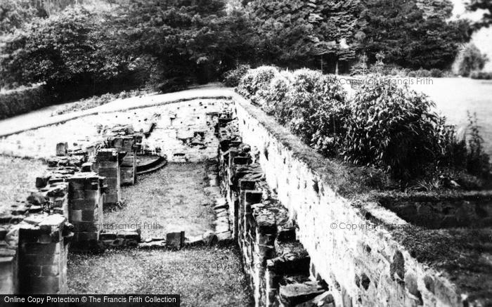 Photo of Jedburgh, Abbey, Cloister Undercroft Excavations c.1930
