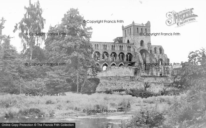 Photo of Jedburgh, Abbey From Lothian Park c.1930