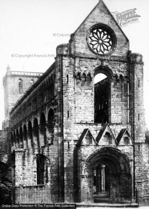 Photo of Jedburgh, Abbey, West Front c.1930