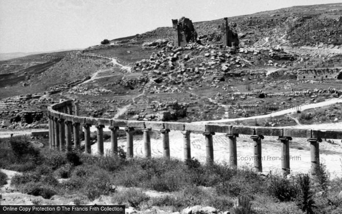 Photo of Jerash, Forum And Temple Of Jews 1965