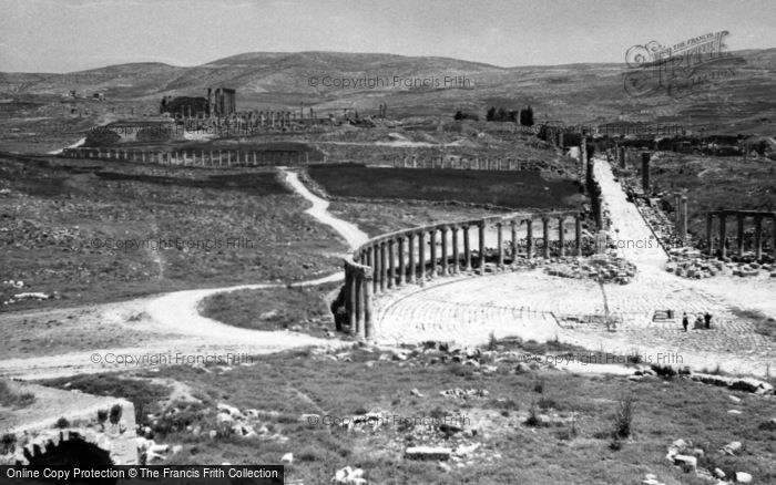 Photo of Jerash, Forum And Temple Of Jews 1965